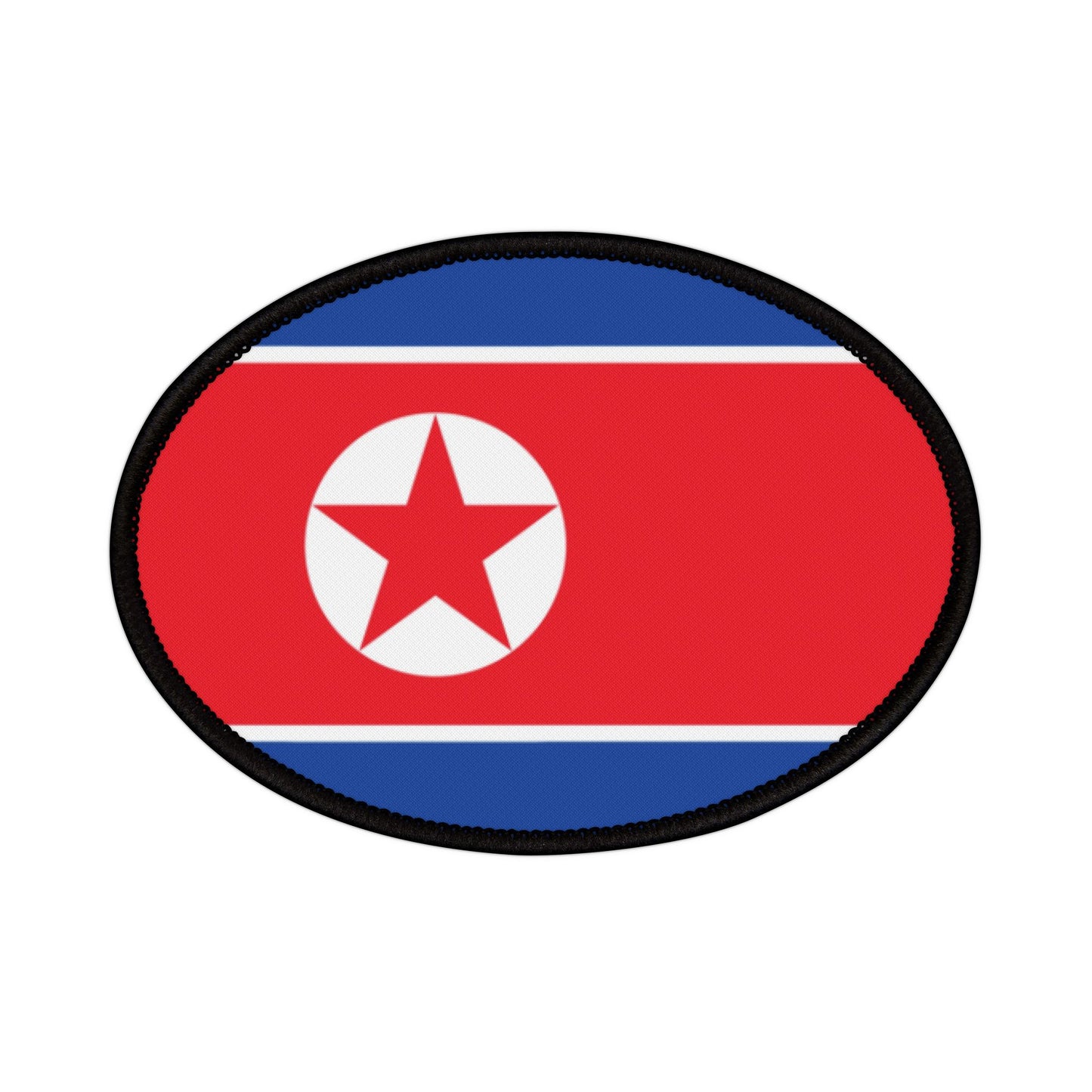 Flag Village North Korea Flag Embroidery Iron-On Patches