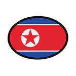 Flag Village North Korea Flag Embroidery Iron-On Patches