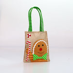Flag Village Christmas felt cloth gift box non-woven bag
