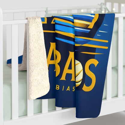 Flag Village Barbados Sporting Flag Sherpa Fleece Blanket BRB0002