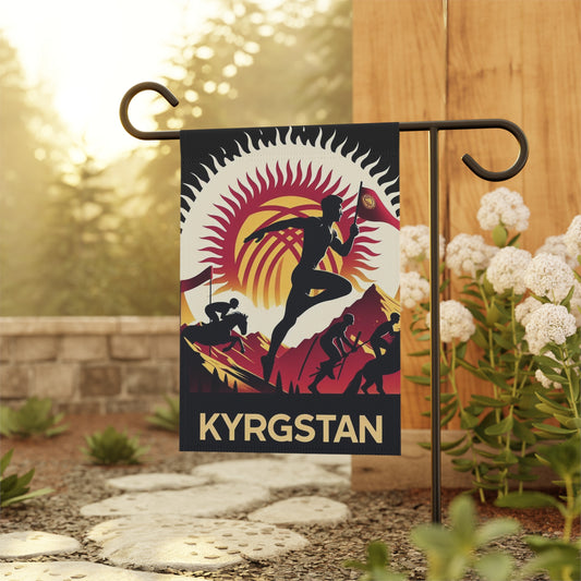 Flag Village Kyrgyzstan Flag Sporting Garden & House Banner KGZ0003