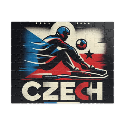 Flag Village Czech Sporting Flag Puzzle (110, 252, 520, 1014-piece) CZE0006