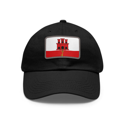 Flag Village Gibraltar Flag Hat Cap with Leather Patch