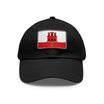Flag Village Gibraltar Flag Hat Cap with Leather Patch