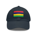 Flag Village Mauritius Flag Hat Cap with Leather Patch