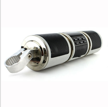Flag Village Auto Tools Motorcycle Bluetooth Music Player MP3 Motorcycle Stereo Speaker FM Radio Adjustable LED Screen