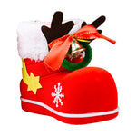 Flag Village Christmas Decor Santa Boot Shoes Candy Stocking Extra Large Gift Box Decoration