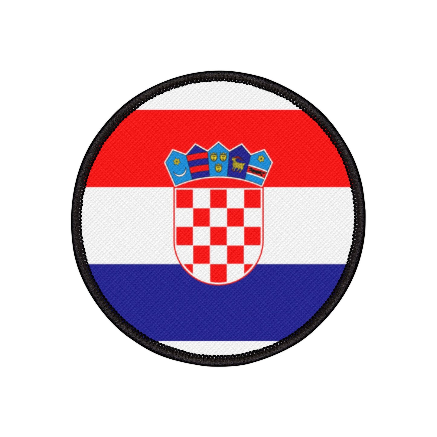 Flag Village Croatia Flag Embroidery Iron-On Patches