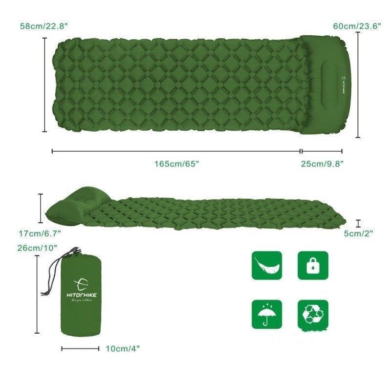 Flag Village Air mattress sleeping bag