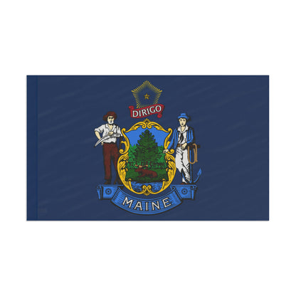 Flag Village USA Maine State Flag 18" x 12" / 36" x 24" / 60" x 36"