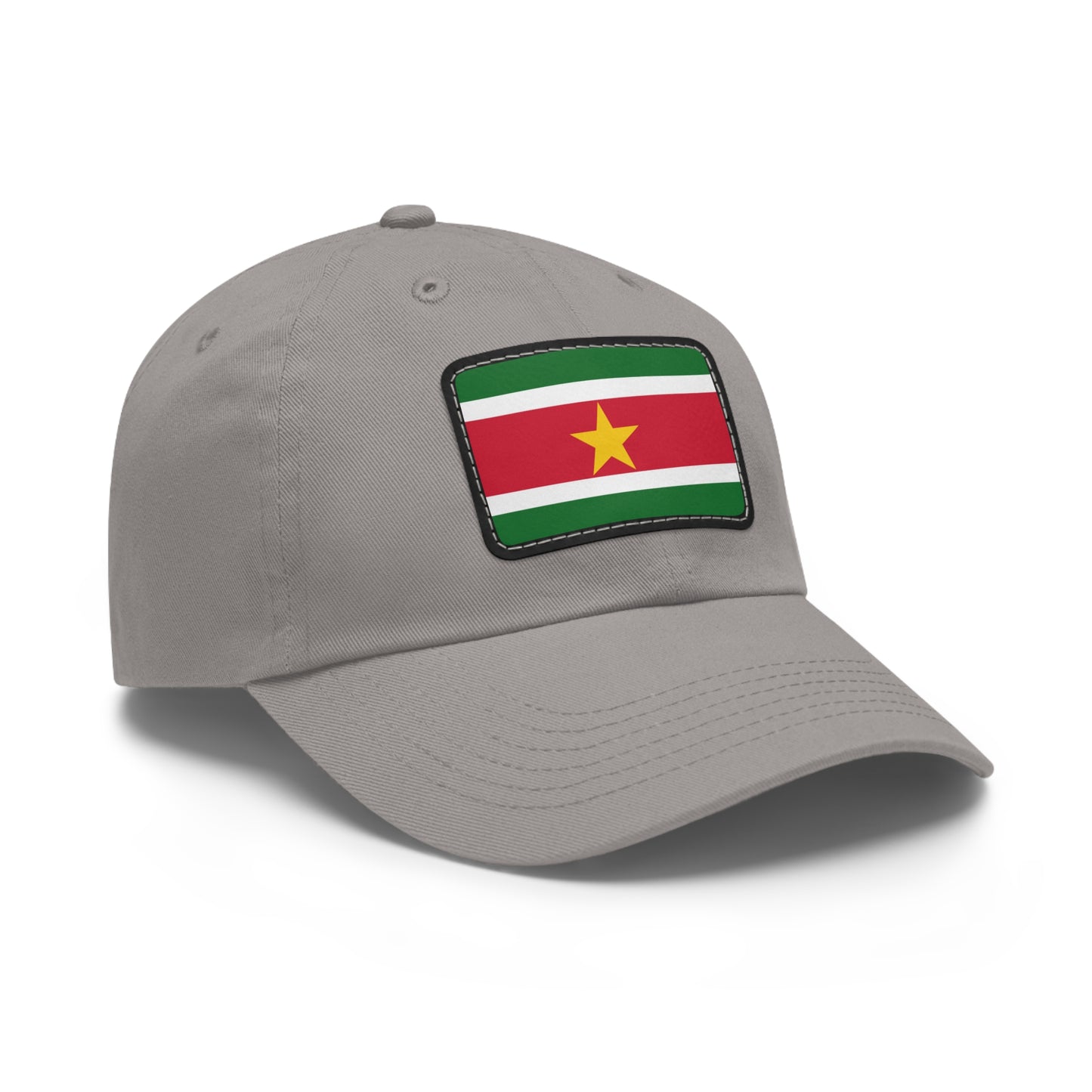 Flag Village Suriname Flag Hat Cap with Leather Patch