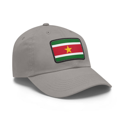 Flag Village Suriname Flag Hat Cap with Leather Patch