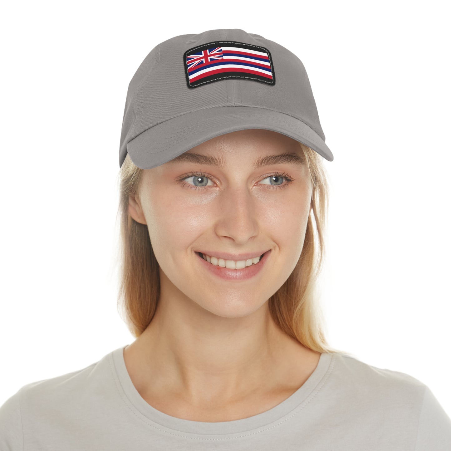 Flag Village USA Hawaii State Flag Hat Cap with Leather Patch