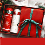 Flag Village Christmas Gift Female Thermos Cup Gift Box Set