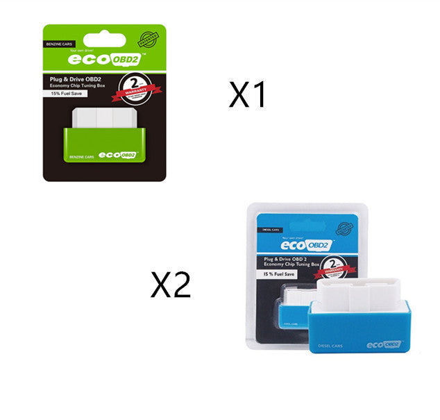 Flag Village Auto Tools Plug And Play ECOOBD2 Gasoline Car Fuel Economy ECO OBD2 Driver