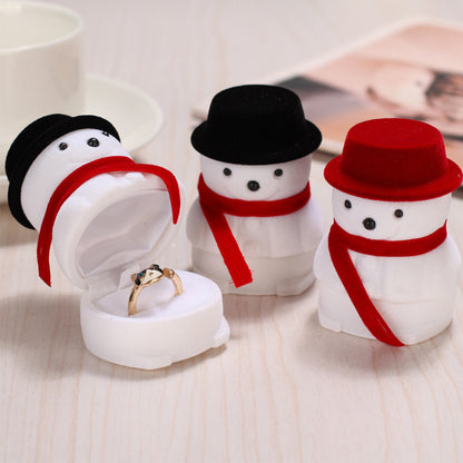 Flag Village Christmas Ring Box Jewelry Box Gift Packaging Box