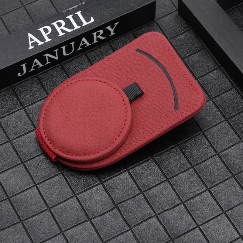 Flag Village Auto Tools Car Glasses Holder Universal Sun Visor Eyeglasses Clip Sunglasses Case Card Holder Auto Interior Accessories
