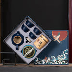 Flag Village Ceramic Kung Fu Tea Set Gift Box Set Business Small Gift