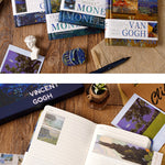 Flag Village Oil Painting Hand Account Set Creative Art Notebook Notepad Gift Box