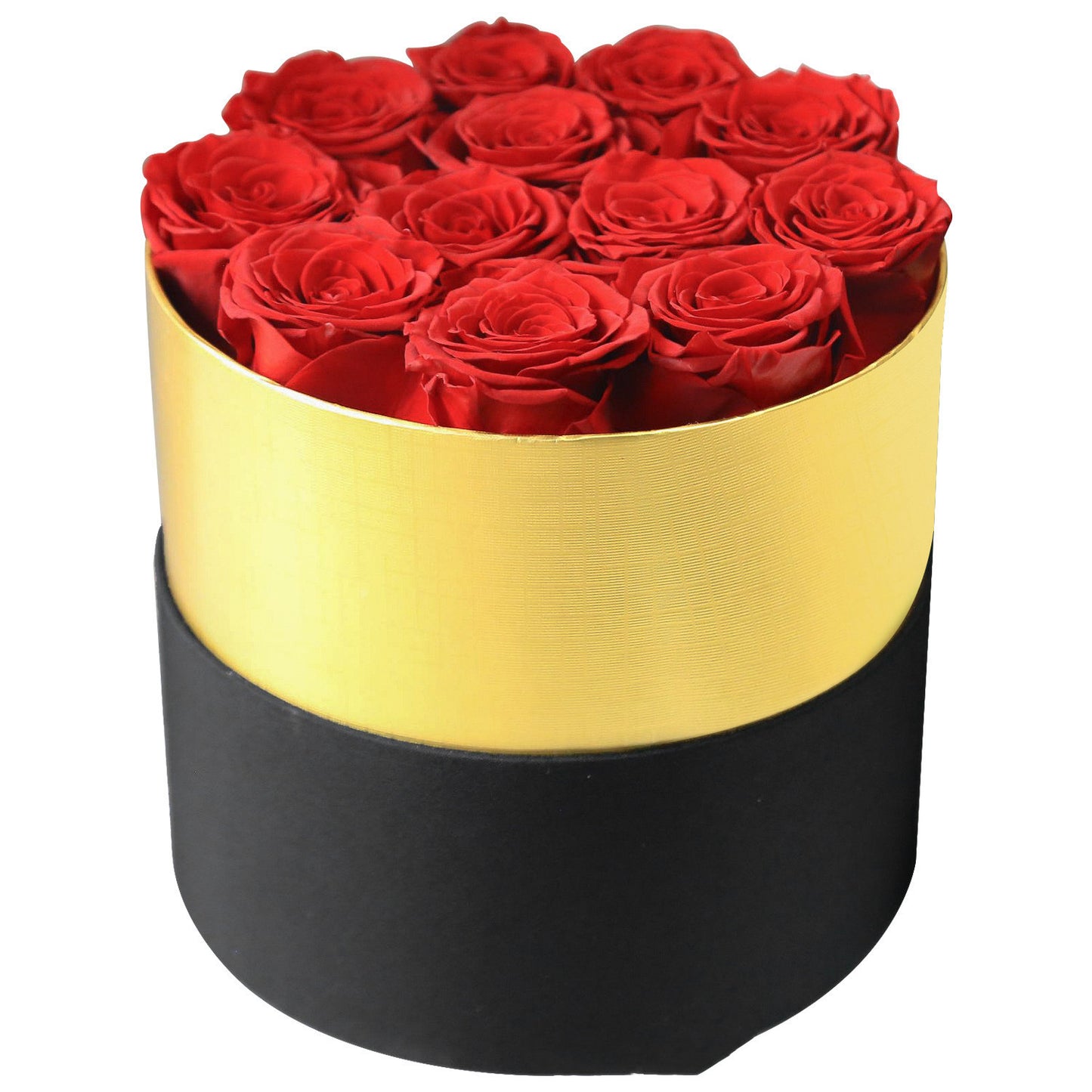 Flag Village Preserved Flower Rose Hug Bucket Christmas Gift Box