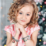 Flag Village Christmas Advent 24 Countdown Calendar Gift Box Bracelet Set