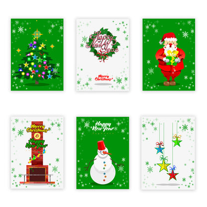 Flag Village 500 Stickers Roll Christmas Holiday Decoration Gifts