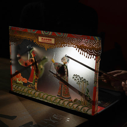 Flag Village Shadow Play Gift Box Set Handmade Diy Material Package