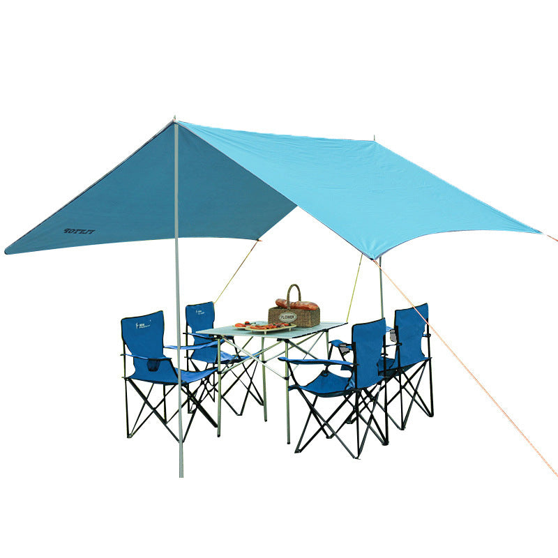 Flag Village Sun Shade Camping Canopy Tent