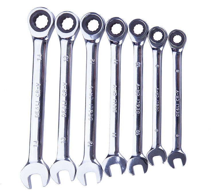Flag Village Auto Tools Ratchet Dual-purpose Wrench Two-way Fast Dual-purpose Auto Repair Tools