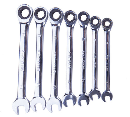 Flag Village Auto Tools Ratchet Dual-purpose Wrench Two-way Fast Dual-purpose Auto Repair Tools