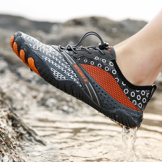 Flag Village New Cross-border Five-finger Shoes Diving Fishing Couple Outdoor Wading River Upstream Shoes