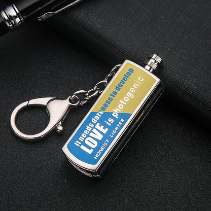 Flag Village Creative Personality Metal Waterproof Outdoor Lighter With Gift Box