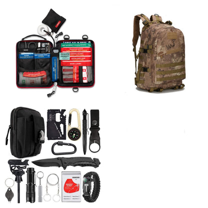 Flag Village Amazon'S New Outdoor Camping Camping Multi-Function Tool Wild Survival Equipment Sos Self-Defense Supplies