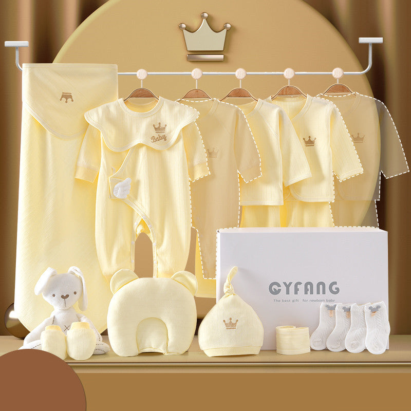 Flag Village Baby Clothes Autumn And Winter Newborn Gift Box Set