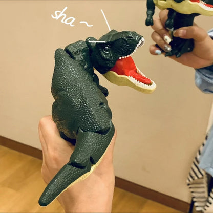Flag Village Children Decompression Dinosaur Toy Creative Battery-free Telescopic Spring Swing Dinosaur Fidget Toys Christmas Gifts For Kids