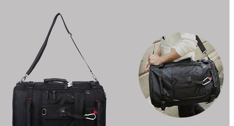 Flag Village New double shoulder bag Oxford cloth bags male outdoor backpack large capacity baggage bag multifunction hiking bag