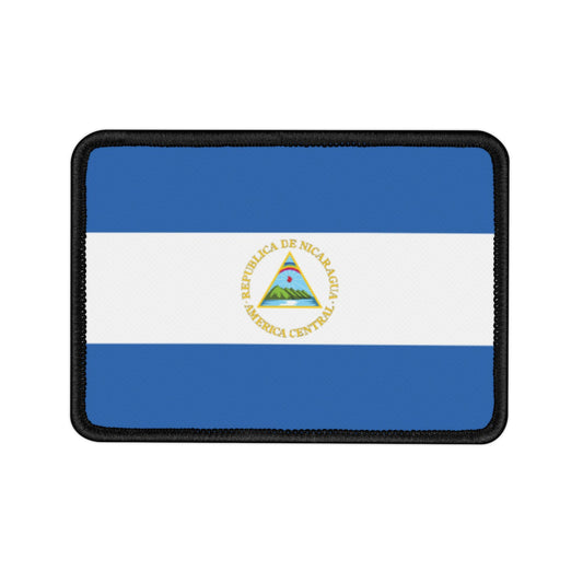 Flag Village Nicaragua Flag Embroidery Iron-On Patches