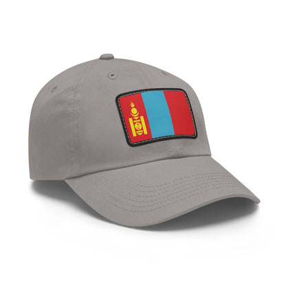 Flag Village Mongolia Flag Hat Cap with Leather Patch