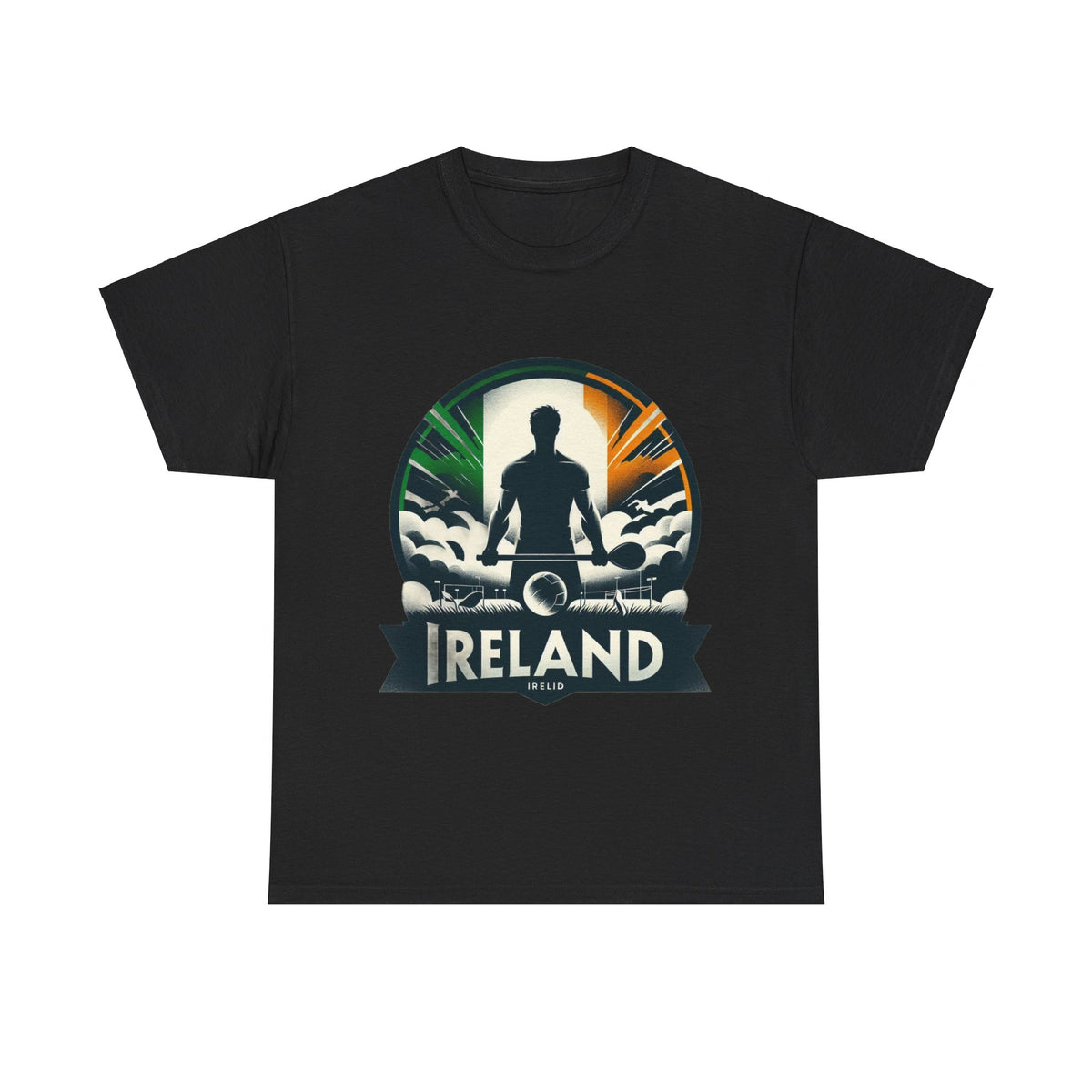 Flag Village Ireland Sporting Flag T-SHIRT Heavy Cotton Tee IRL0005