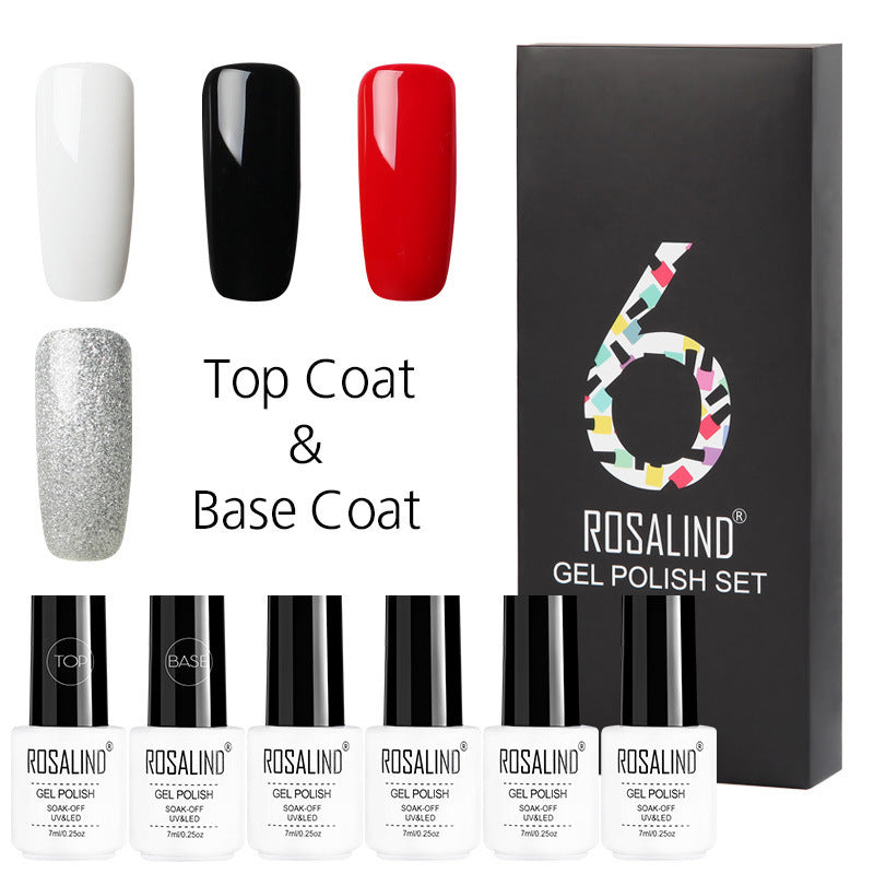 Flag Village 6 Colors Set Solid Color Gel Polish Set Nail Polish Gift Box Manicure