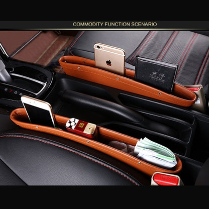 Flag Village Auto Tools Car Organizer Box Caddy Catcher PU Leather Seat Gap Storage Bag