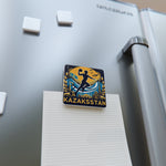 Flag Village Kazakhstan National Flag Magnet 2"x2"