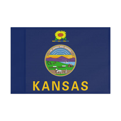 Flag Village USA Kansas State Flag 18" x 12" / 36" x 24" / 60" x 36"