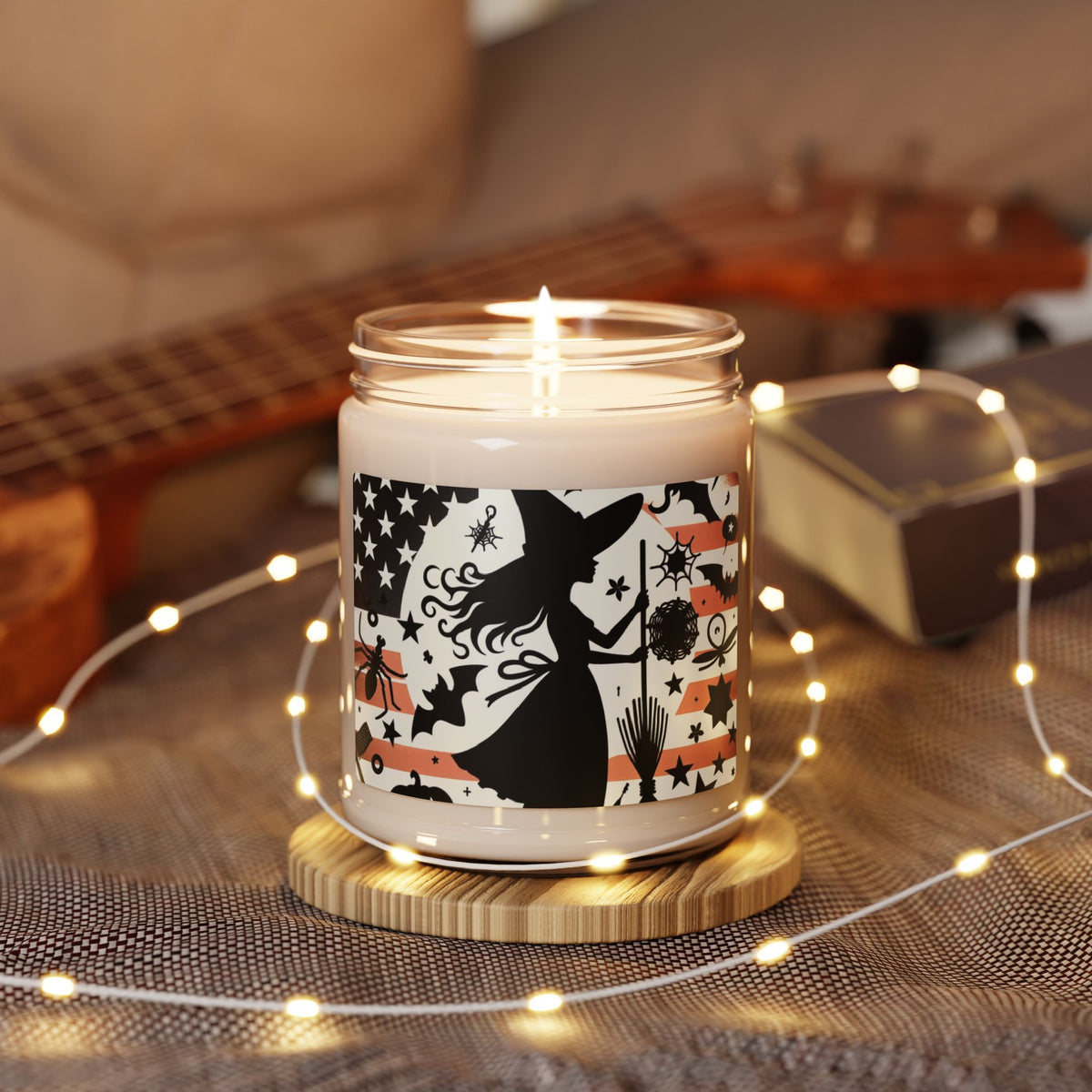 Flag Village Halloween Pretty Witch Scented Soy Candle, 9oz HW0033