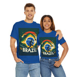 Flag Village Brazil Sporting Flag T-SHIRT Heavy Cotton Tee BRA0013