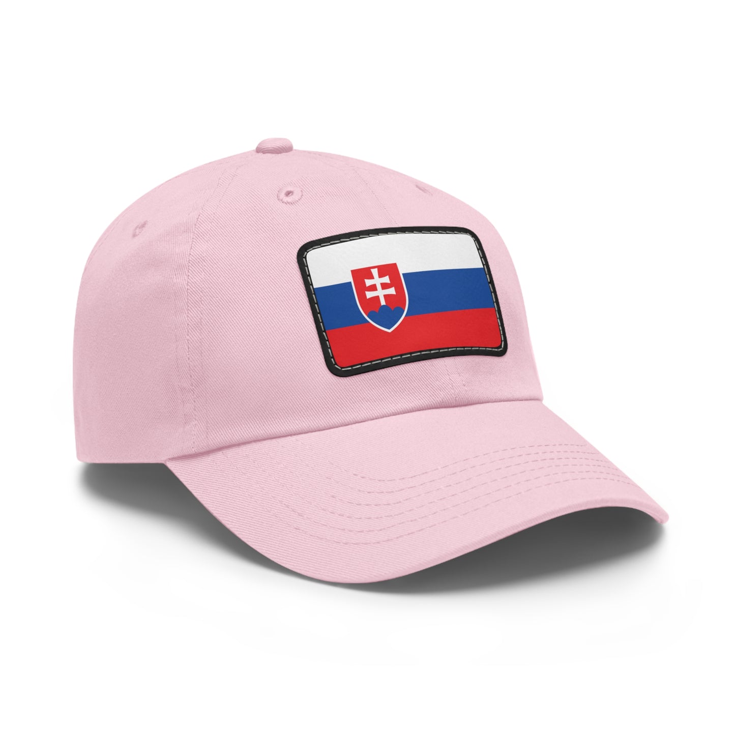 Flag Village Slovakia Flag Hat Cap with Leather Patch
