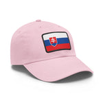 Flag Village Slovakia Flag Hat Cap with Leather Patch