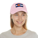 Flag Village USA Colorado State Flag Hat Cap with Leather Patch
