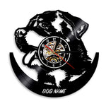 Flag Village Wall Clock Dog Breed Gifts