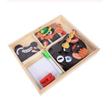 Flag Village Montessori Magnetic Fun Puzzle Children's Wooden Puzzle Box Game Cartoon Educational Painting Toys For Children Gift Antistress